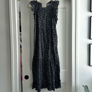 Floral print maxi dress